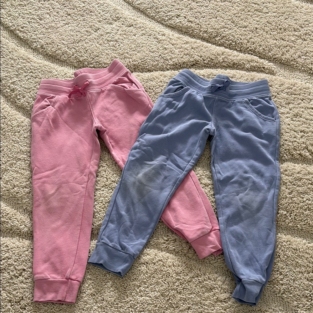 Kids Pink and Blue Purple  Jogger Pants